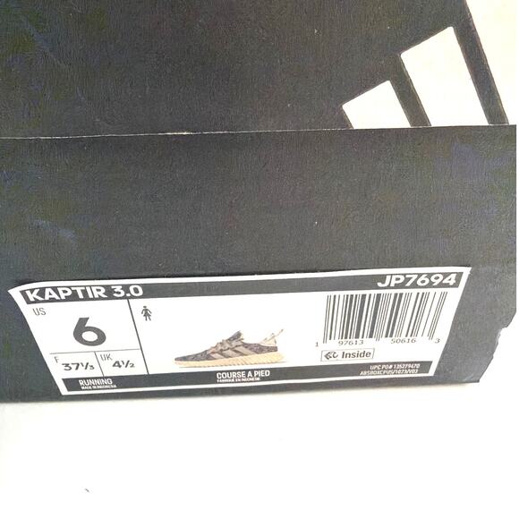 Adidas Women's Tan Kaptir 3.0 Athletic Running Shoes Size 6 - Picture 3 of 11